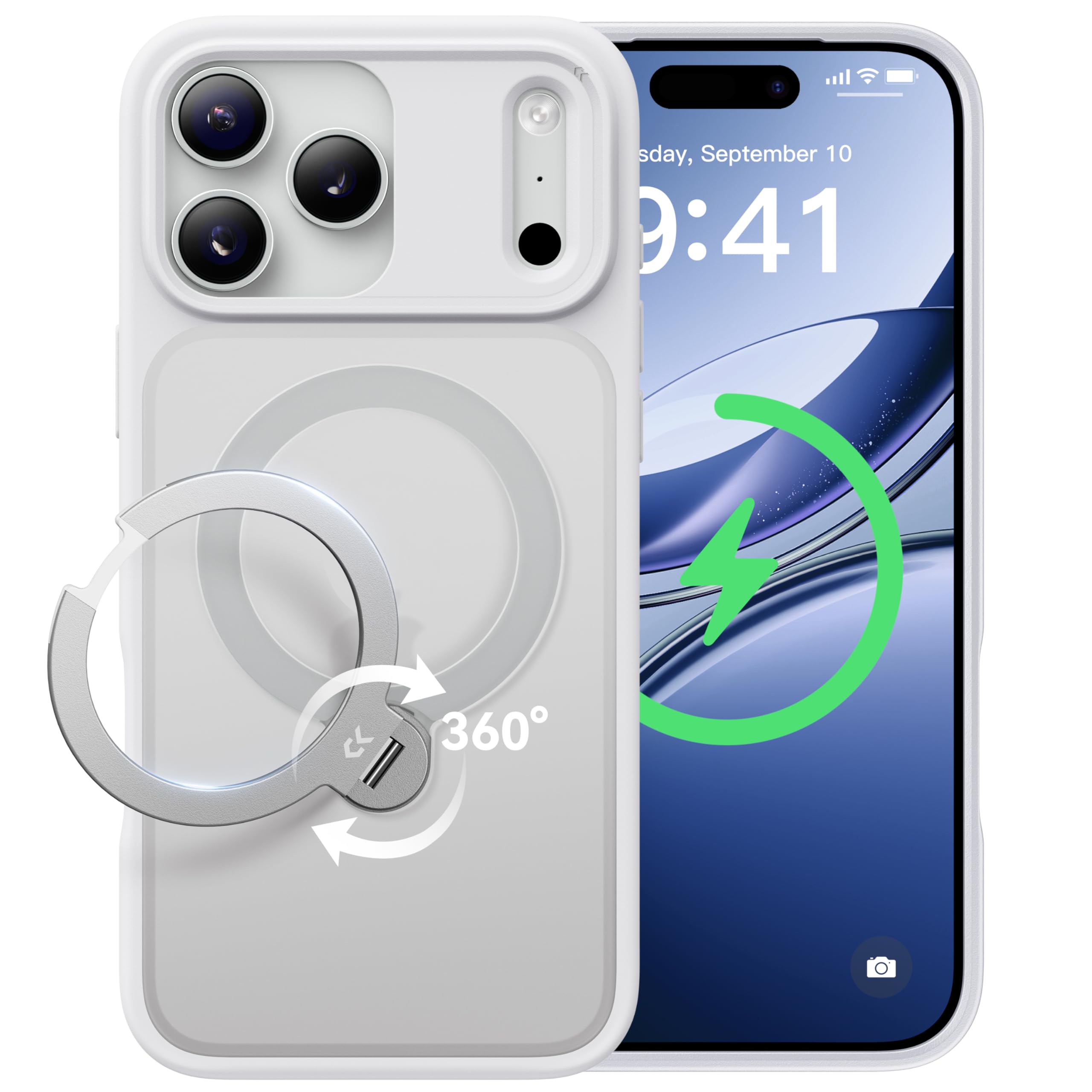 Amazon.co.jp: 【2026最高傑作&定点360度回転】CASEKOO iPhone 17 Pro